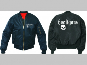 Hooligans   - zimn&aacute; leteck&aacute; bunda BOMBER typu MA-1 z pevn&eacute;ho materi&aacute;lu s mas&iacute;vnym zipsom na zap&iacute;nanie 100%nyl&oacute;n, čiastočne vodeodoln&aacute;